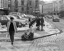 Gatebarn - Hjørnet Hegdehaugsveien Oscarsgate Oslo 1970