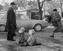 Gatebarn - Hjørnet Oscarsgate og Hegdehaugsveien Oslo 1970