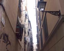 Along Carrer de sant Pere mes alt
