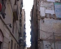 Along Carrer de sant Pere mes alt