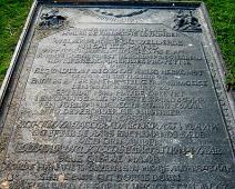 Minneplate over sognepresten 1720