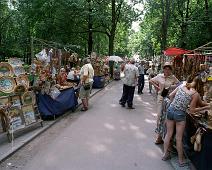 Turistboder utenfor kreml
