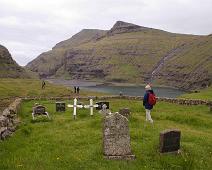 Kirkegården   Færøyene, Saksun : Færøyene, Saksun