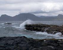 Strandlinje   Færøyene, Gjógv : Færøyene, Gjógv