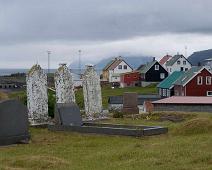 Kirkegården   Færøyene, Sandur : Færøyene, Sandur