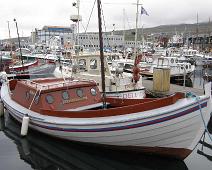 Thorshavn, dagens båter m tradisjonelle skrog