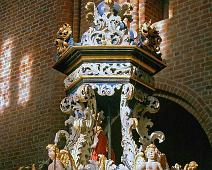 12 Loegumkloster Kirke. Doepefonten - daapshimmel
