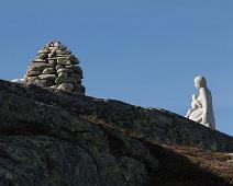 Buskerud, Norge, Trillemarka, madonnastatuen : Buskerud, Norge, Trillemarka, madonnastatuen