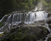 Hattebergsfossen, Hordaland, Norge, Rosendal : Hattebergsfossen, Hordaland, Norge, Rosendal
