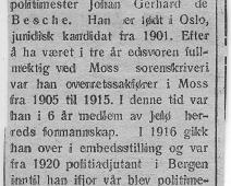 Johan Gerhard de Besche 50 år   Johan Gerhard de Besche f. 1877 : Johan Gerhard de Besche f. 1877